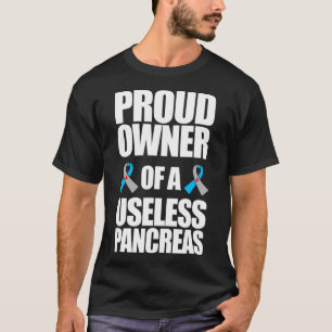 Camiseta Sensibilização Para A Diabetes Tipo 1 Proprietário