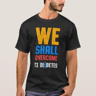 Camiseta Sensibilização para a diabetes tipo 1 Supere o Gue