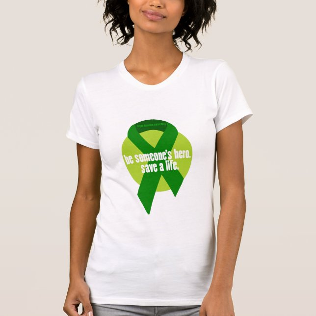 Camiseta Sensibilização para a doação de órgãos (Frente)