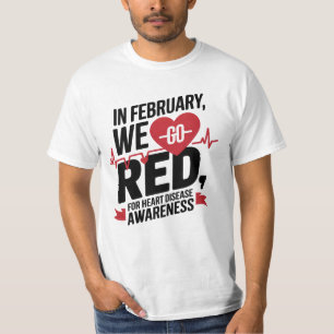 Camiseta Sensibilização para a Doença Cardíaca