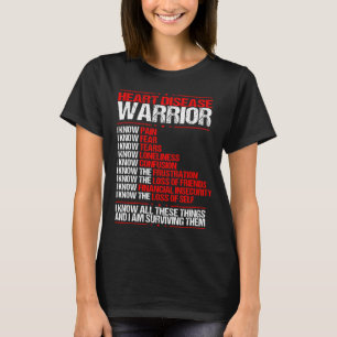 Camiseta Sensibilização para a Doença Cardíaca Conheço