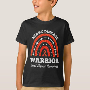 Camiseta Sensibilização para a Doença Cardíaca do Arco-Íris