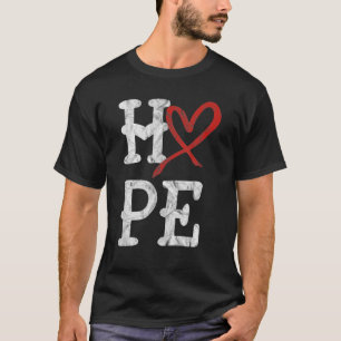 Camiseta Sensibilização para a Doença Cardíaca Mês Esperanç