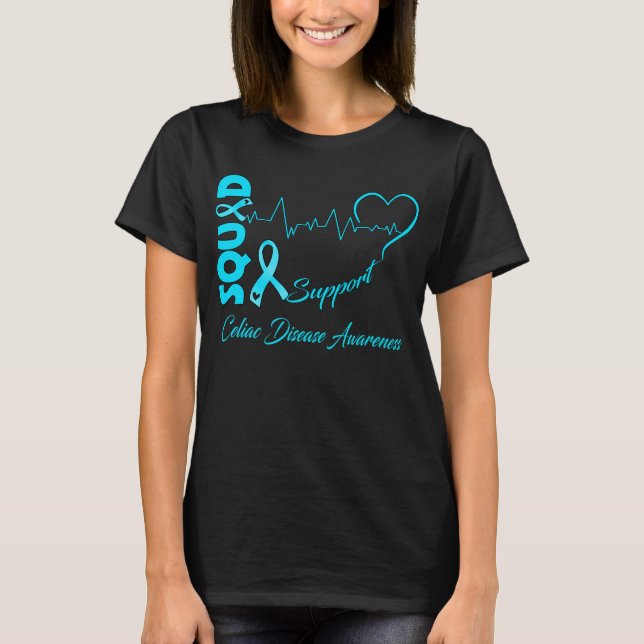 CAMISETA SENSIBILIZAÇÃO PARA A DOENÇA CELIAC (Frente)
