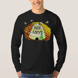 Camiseta Sensibilização para a Doença de Lyme Honeycomb
