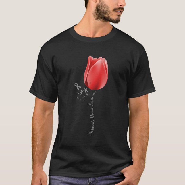 Camiseta Sensibilização para a Doença de Parkinson Tulip Ap (Frente)