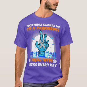 Camiseta Sensibilização para a doença de Parkinsons Nada me
