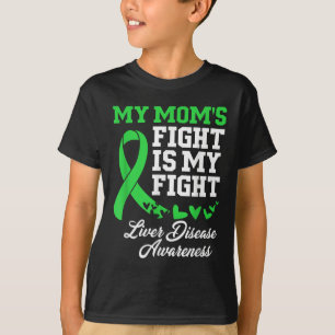 Camiseta Sensibilização Para A Doença Do Fígado Minha Luta
