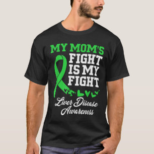 Camiseta Sensibilização Para A Doença Do Fígado Minha Luta