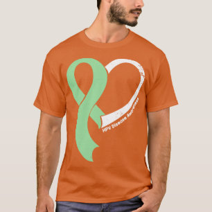 Camiseta Sensibilização para a doença do HPV Esperança amor