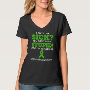 Camiseta Sensibilização para a Doença dos Rins Não Pareço F