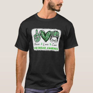 Camiseta Sensibilização para a Doença Hepática Fita Verde P