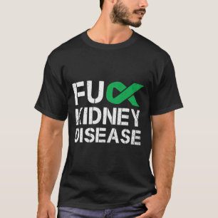 Camiseta Sensibilização para a Doença Renal Mês Fita Verde 