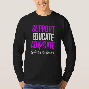 Camiseta Sensibilização para a Epilepsia Educar o Guerreiro