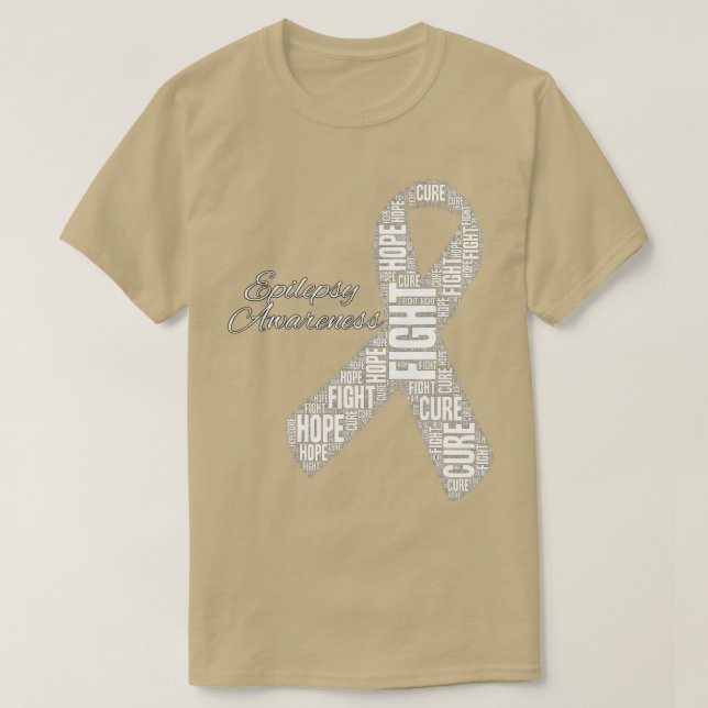 Camiseta Sensibilização para a epilepsia Novembro Mês Luta  (Frente do Design)