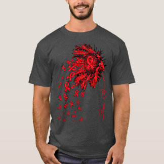 Camiseta Sensibilização para a escassez de flores de fita d
