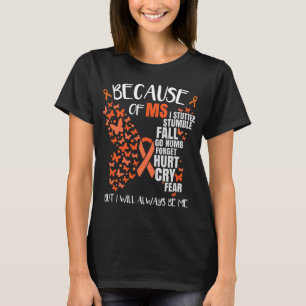 Camiseta Sensibilização para a esclerose múltipla Borboleta