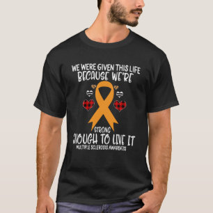 Camiseta Sensibilização Para A Esclerose Múltipla Dada A Vi