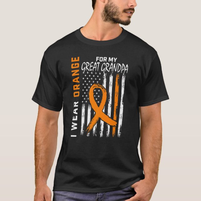 Camiseta Sensibilização para a Esclerose Múltipla do Vovô d (Frente)