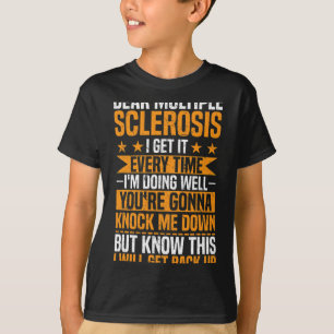 Camiseta Sensibilização para a esclerose múltipla Estou ind