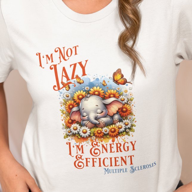 Camiseta Sensibilização para a Esclerose Múltipla Guerreira (Criador carregado)