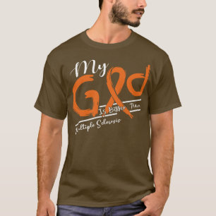 Camiseta Sensibilização para a esclerose múltipla Meu Deus