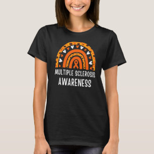 Camiseta Sensibilização para a esclerose múltipla O arco-ír