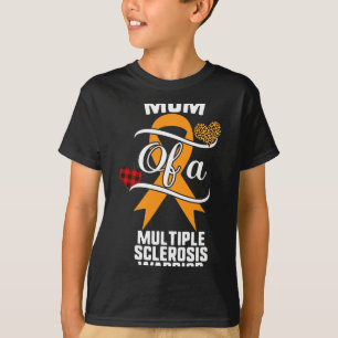 Camiseta Sensibilização para a esclerose múltipla Xadrez-le