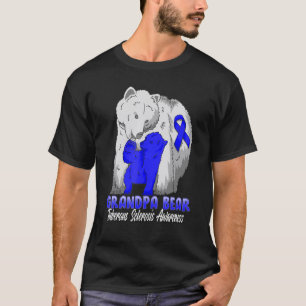 Camiseta Sensibilização para a esclerose tuberculose O apoi