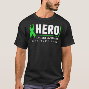 Camiseta Sensibilização para a escoliose Apoio à Consciênci