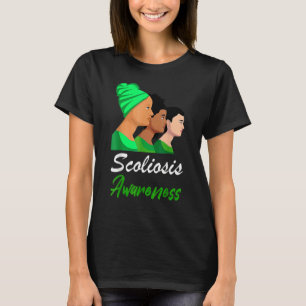 Camiseta Sensibilização para a escoliose Apoio às mulheres