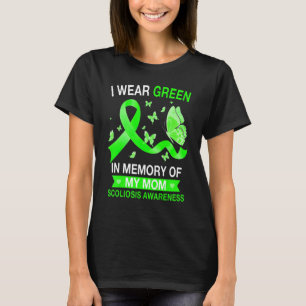 Camiseta Sensibilização para a escoliose Eu Visto Fita de B