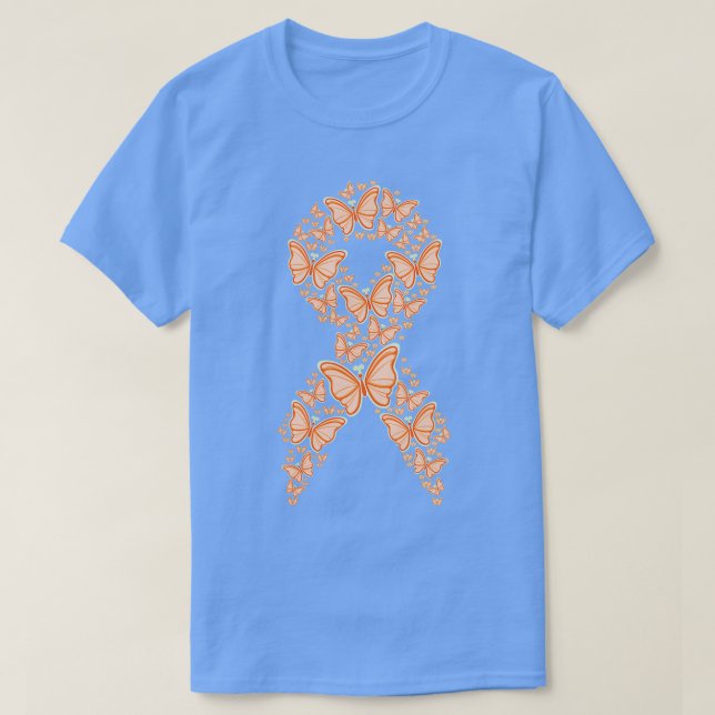Camiseta Sensibilização para a Faixa de Laranja (Frente do Design)
