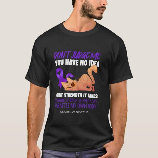 Camiseta Sensibilização para a fibromialgia (Frente)