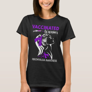 Camiseta Sensibilização para a Fibromialgia Guerreira Vacin