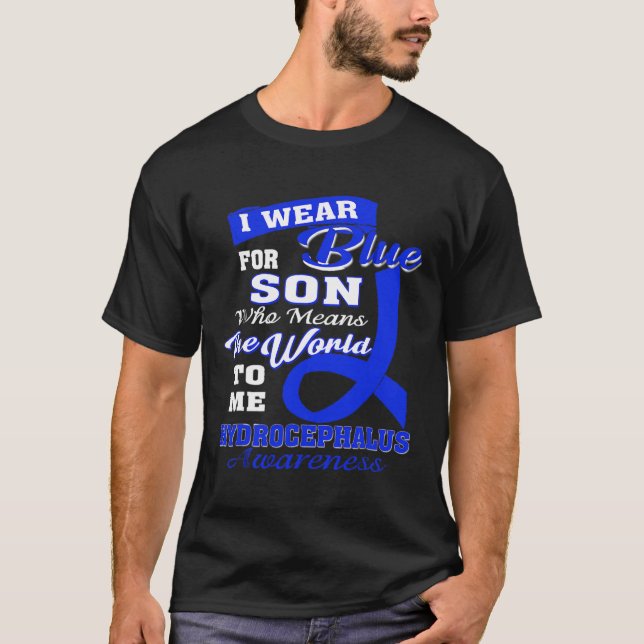 Camiseta Sensibilização para a Hidrocefalia - Visto Azul Pa (Frente)