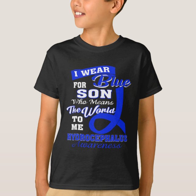 Camiseta Sensibilização para a Hidrocefalia - Visto Azul Pa (Frente)