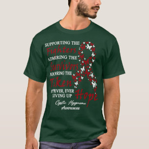 Camiseta Sensibilização Para A Hígria Cística Que Apoia Os