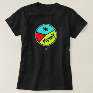 Camiseta Sensibilização para a individualidade (Eu - Eu - I