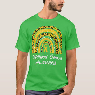 Camiseta Sensibilização para a infância Cancer Arco-Íris Le