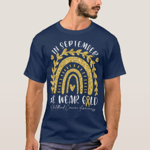 Camiseta Sensibilização para a infância Cancer Rainbow Twin
