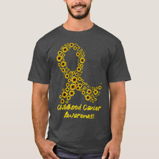 Camiseta Sensibilização para a infância do Cancer de Girass