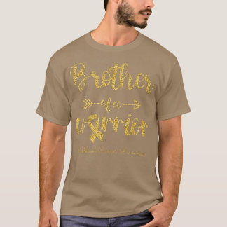 Camiseta Sensibilização Para A Infância Do Cancer Irmão De