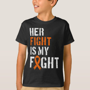 Camiseta Sensibilização Para A Leucemia A Luta Dela É O Meu