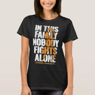 Camiseta Sensibilização para a Leucemia Apoio Familiar