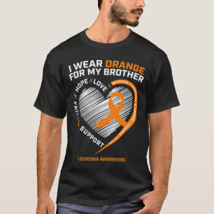 Camiseta Sensibilização para a Leucemia Crianças e Crianças