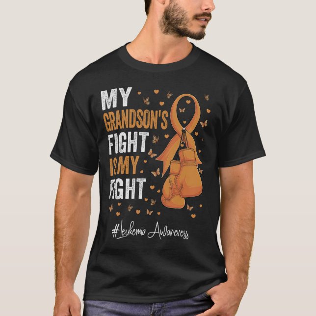 Camiseta Sensibilização para a Leucemia do Neto da Faixa La (Frente)