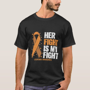 Camiseta Sensibilização para a leucemia Sua Luta é a minha