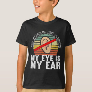 Camiseta Sensibilização para a linguagem gestual 14