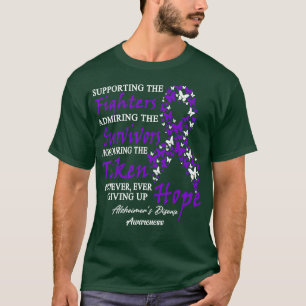 Camiseta Sensibilização Para A Luta Contra A Doença De Alzh